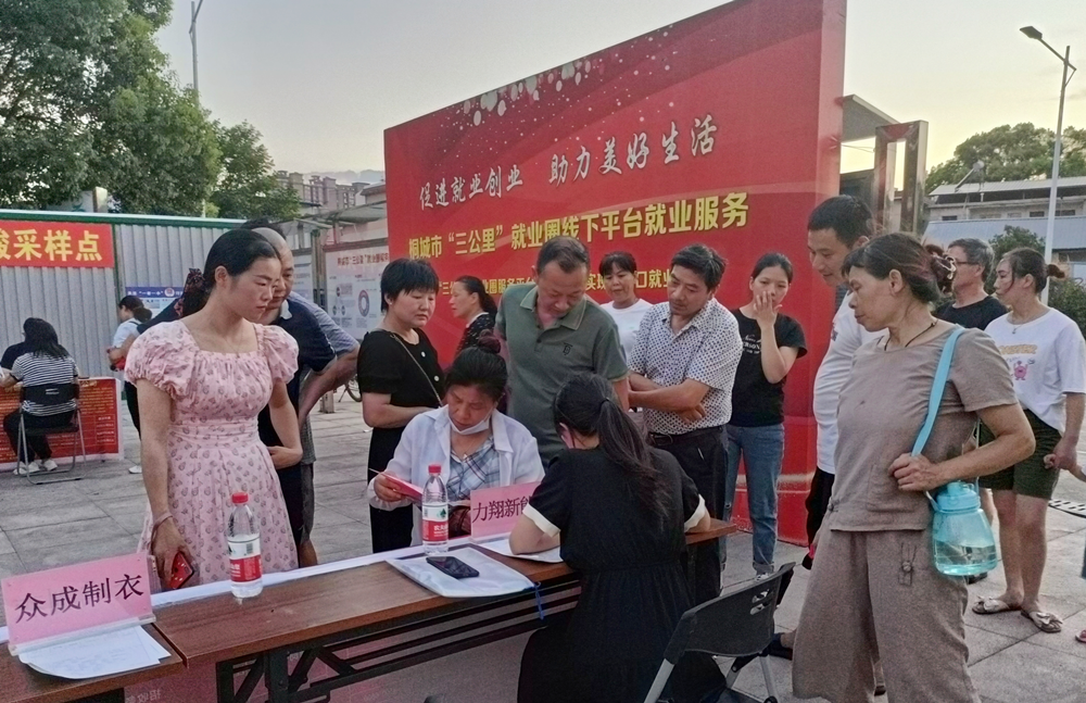 “三公里”就業圈線下平臺就業服務行動夜場招聘會.png