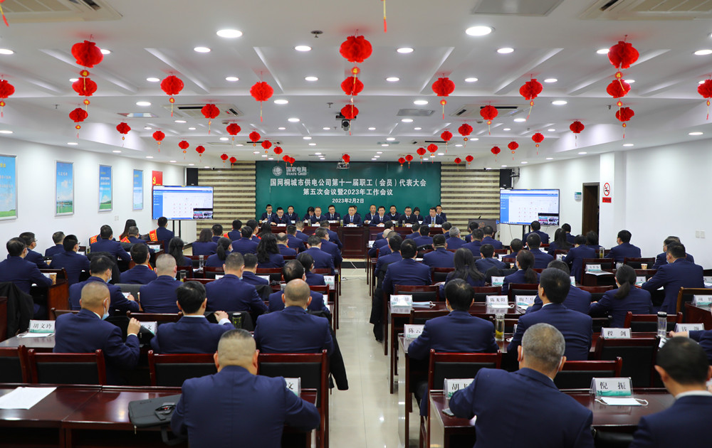 圖為桐城市供電公司十一屆五次職代會(huì)暨2023年工作會(huì)議現(xiàn)場2.jpg